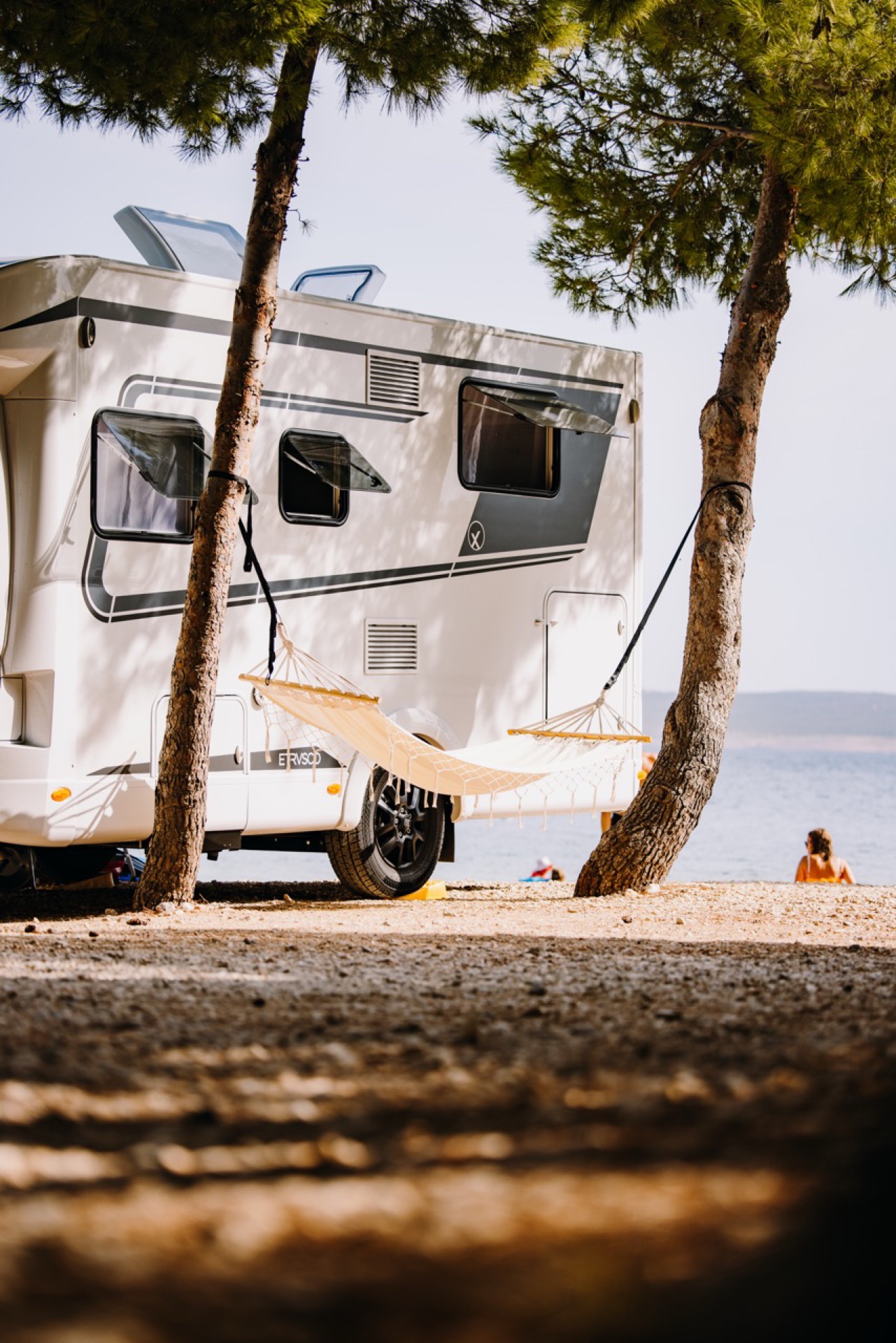 Karavan v přírodě