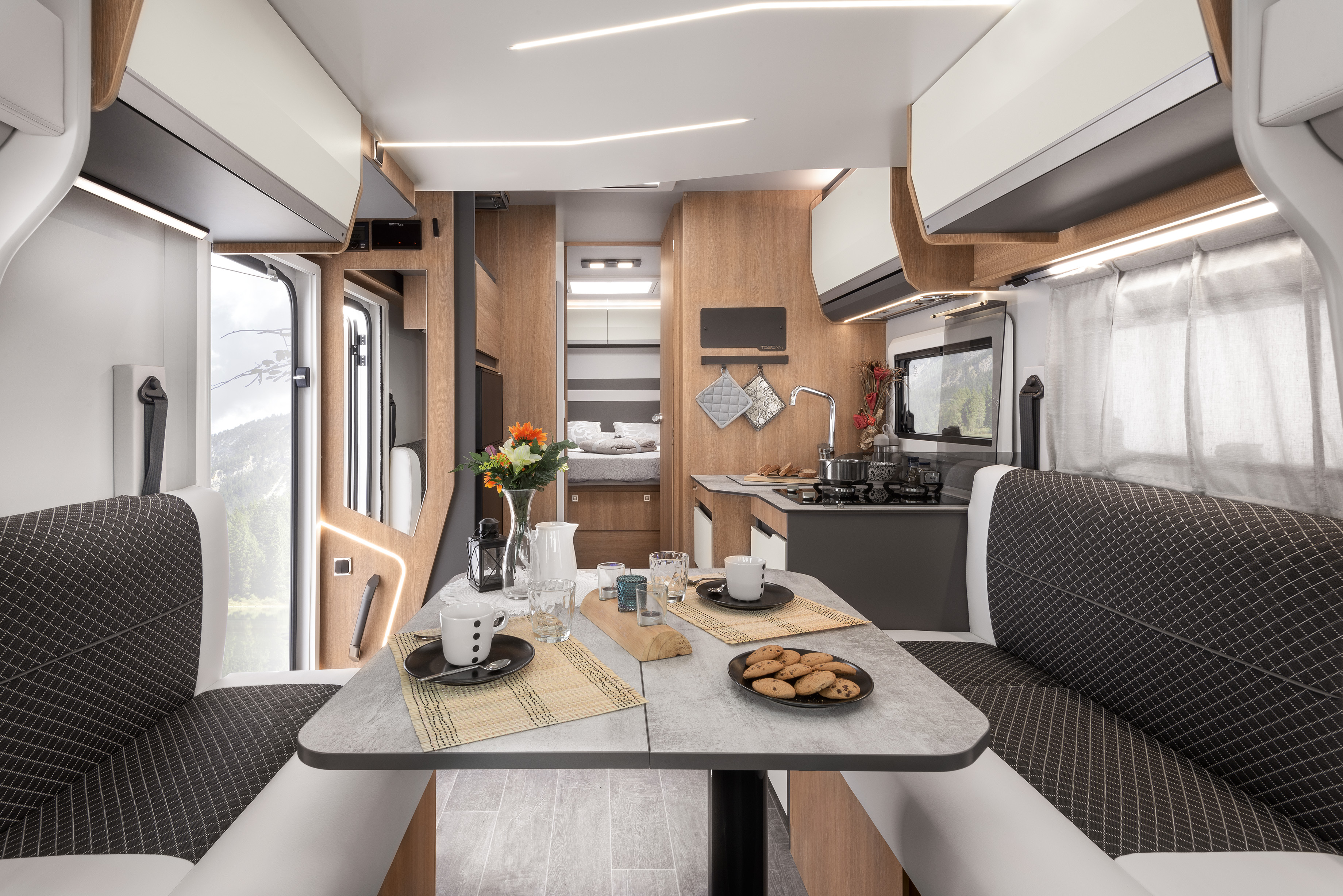 Interiér vozu Giottiline